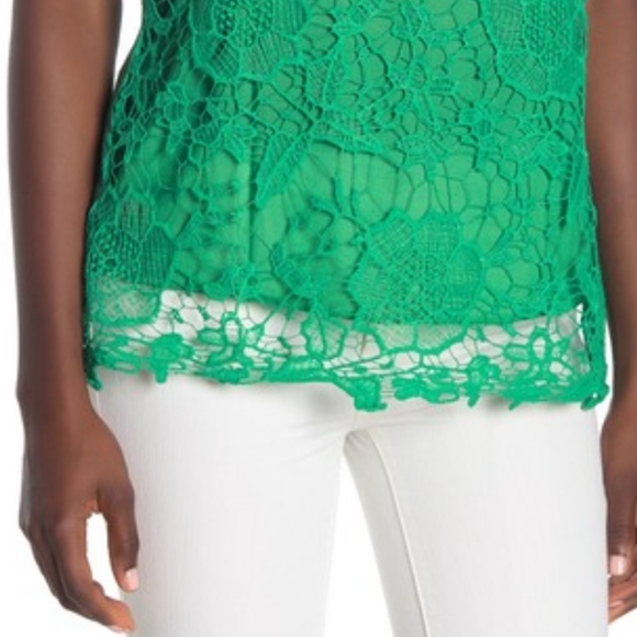 Simply Irresponsib Floral Crochet Lace Knit Blouse - Picture 4 of 4